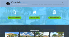 Desktop Screenshot of churchillpropertyservices.com